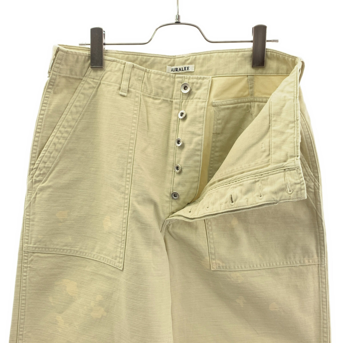 AURALEE / オーラリー | 2025AW | WASHED BAGGY SATIN BLEACHED BAKER