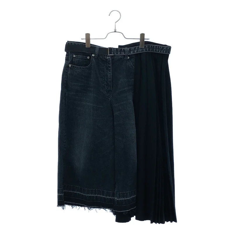 sacai / サカイ | プリーツ デニム パンツ 20-05151 | 2 | レディース