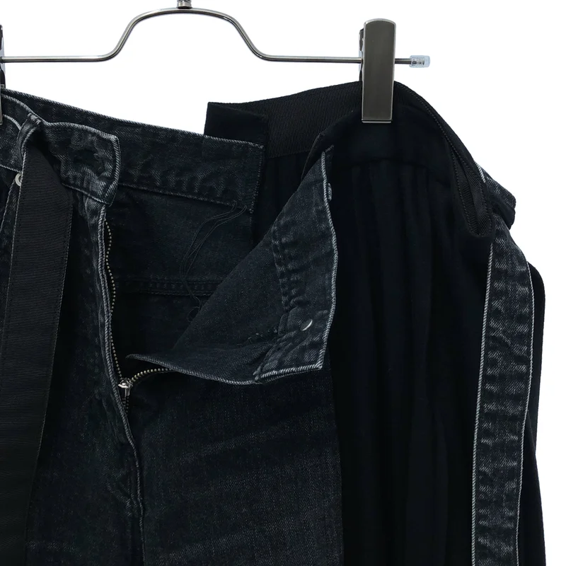 sacai / サカイ | プリーツ デニム パンツ 20-05151 | 2 | レディース