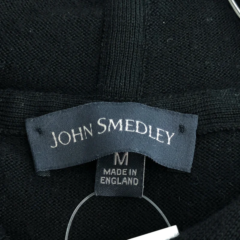 JOHN SMEDLEY / ジョンスメドレー | ウール ニット ジップパーカー | M