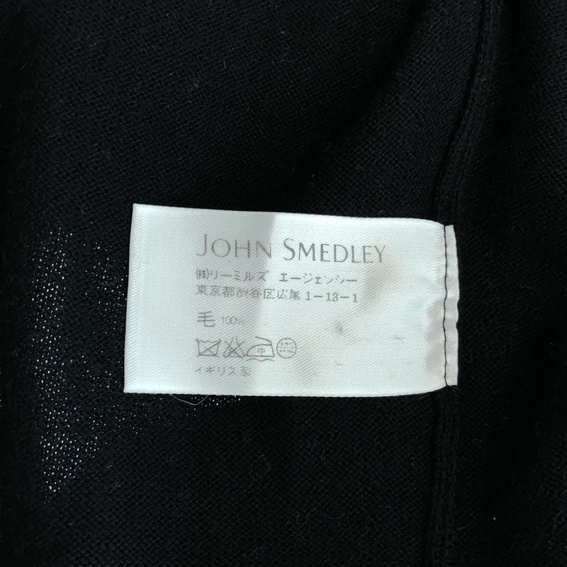 JOHN SMEDLEY / ジョンスメドレー | ウール ニット ジップパーカー | M | メンズ
