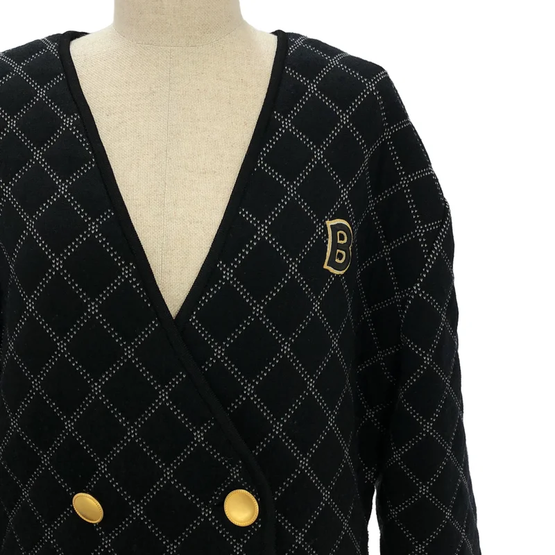 BORDERS at BALCONY / ボーダーズアットバルコニー | KNIT QUILT / ウール ニットキルティングジャケット | 38 | レディース