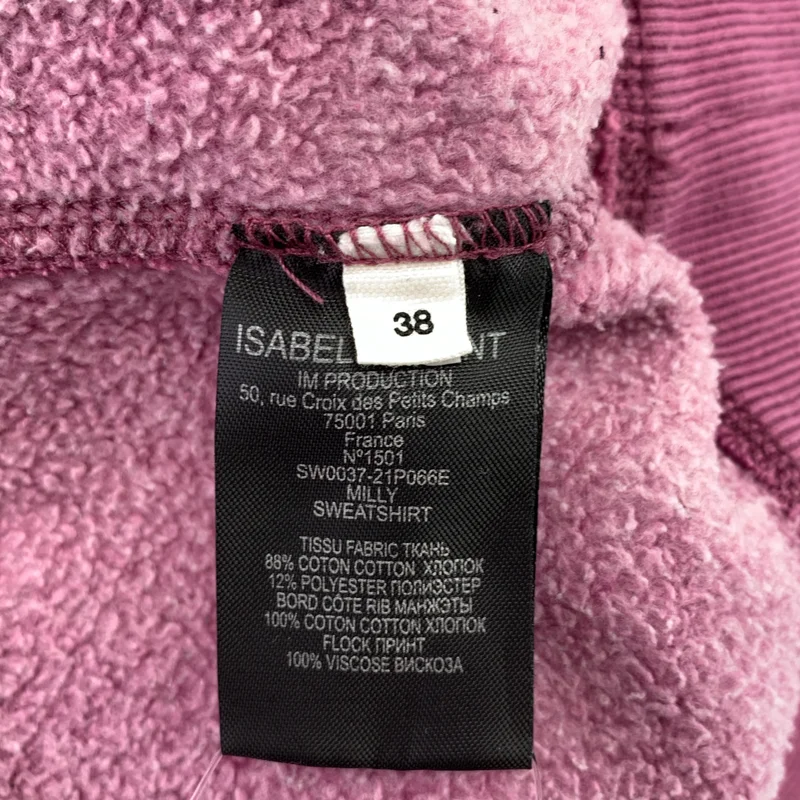 ISABEL MARANT ETOILE / イザベルマランエトワール | コットン パッチロゴ スウェット | 38 | レディース