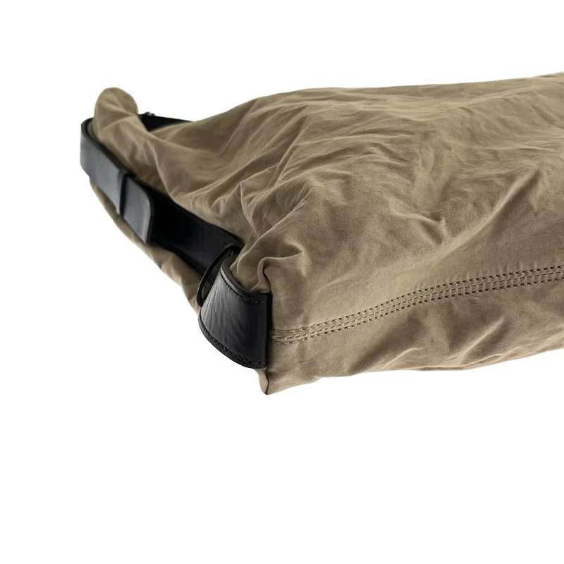 LEMAIRE / ルメール | WASHED COTTON BACHETTE FLAG HOBO BAG ショルダーバッグ | OS | レディース