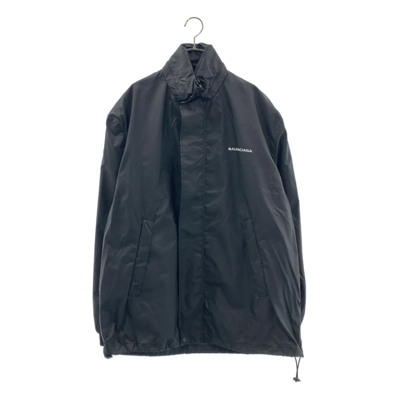 BALENCIAGA / バレンシアガ | BOXY WIND BREAKER / ロゴ ボクシーウィンドブレーカー ジャケット | M | メンズ