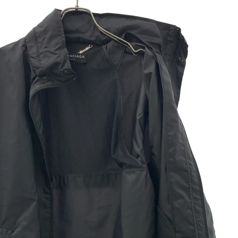 BALENCIAGA / バレンシアガ | BOXY WIND BREAKER / ロゴ ボクシーウィンドブレーカー ジャケット | M | メンズ