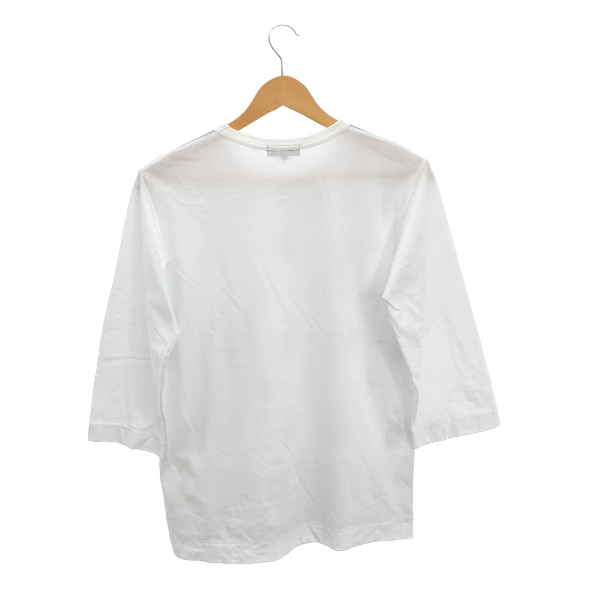 tricot COMME des GARCONS / トリココムデギャルソン | 2021AW | メッシュ フロッキープリント カットソー | S | ホワイト/ブラック/レッド | レディース tricot COMME des GARCONS / トリココムデギャルソン | 2021AW