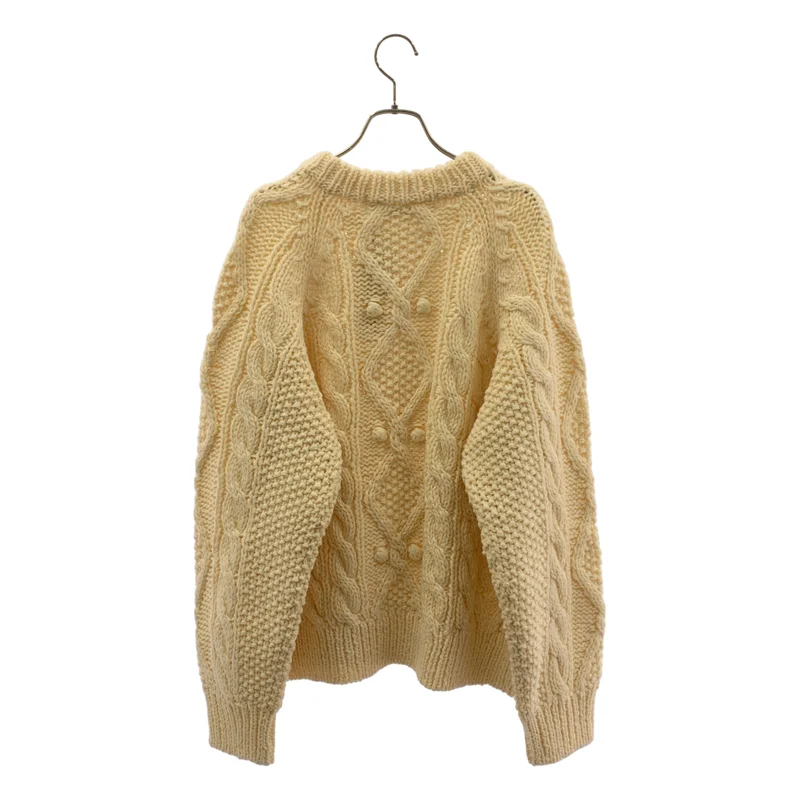 Shinzone / シンゾーン | 2025AW | ARAN CABLE KNIT PULLOVER / ウール アランケーブルニット プルオーバー | FO | レディース