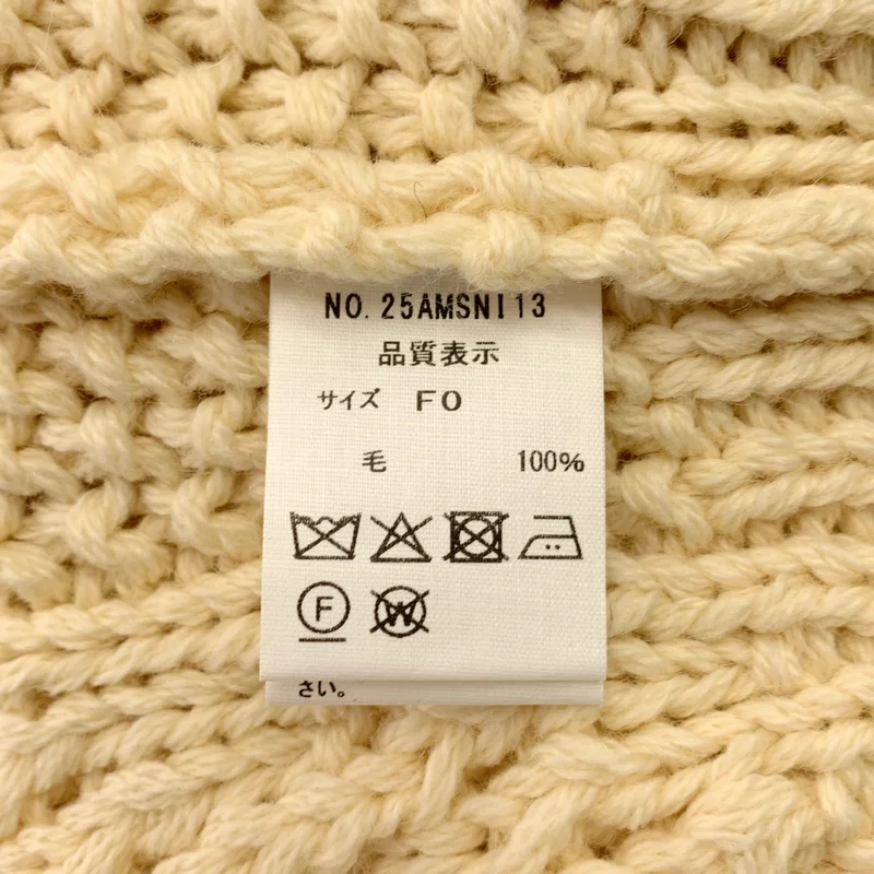 Shinzone / シンゾーン | 2025AW | ARAN CABLE KNIT PULLOVER / ウール アランケーブルニット プルオーバー | FO | レディース