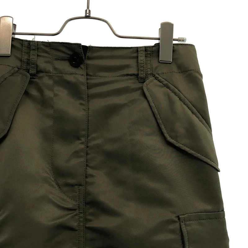 sacai / サカイ | Nylon Twill SK ナイロンツイル プリーツ 切替 スカート | 1 | レディース