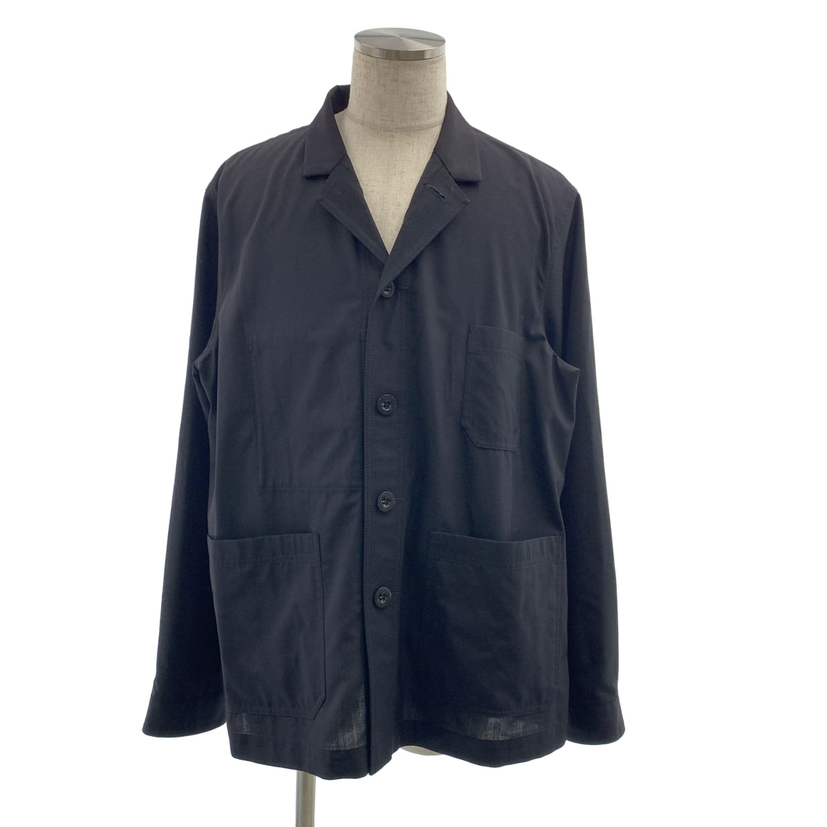 【美品】  sacai / サカイ | 2025SS | Wool Silk Suiting Jacket / ロゴボタン ウールシルクスーチングジャケット | 3 | ブラック | メンズ 美品】 sacai / サカイ | 2025SS | Wool Silk Suiting Jacket / ロゴ
