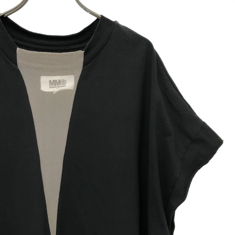 MM6 Maison Margiela / エムエムシックスメゾンマルジェラ | チュール カットソーワンピース | M | レディース