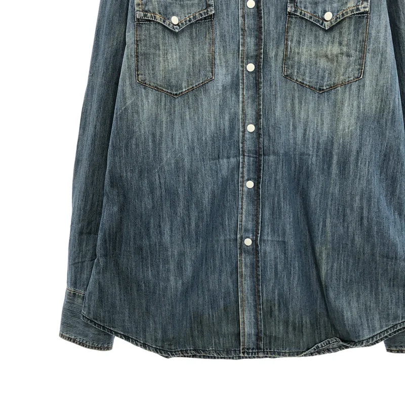 Maison Martin Margiela / メゾンマルタンマルジェラ | 2011AW | エルボーパッチ デニムウエスタンシャツ | 52 | メンズ