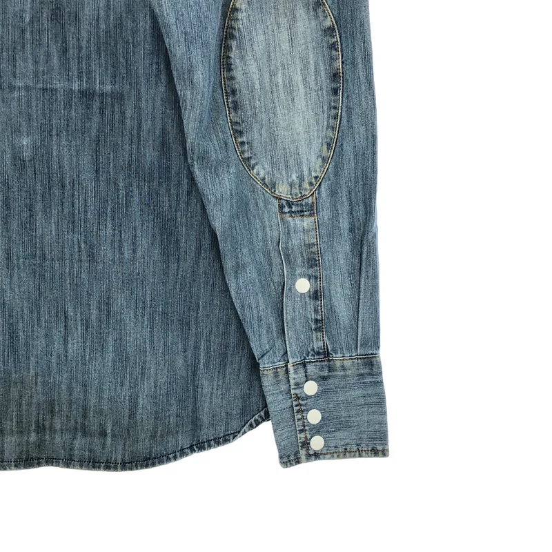 Maison Martin Margiela / メゾンマルタンマルジェラ | 2011AW | エルボーパッチ デニムウエスタンシャツ | 52 | メンズ