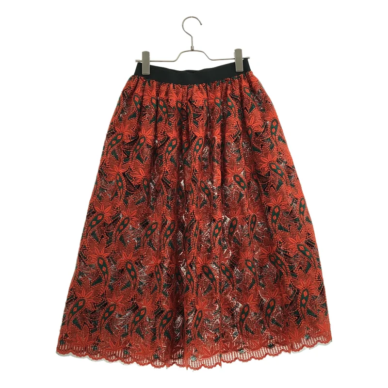 JUNYA WATANABE COMME des GARCONS / ジュンヤワタナベ | 2012SS | フラワーレーススカート AD2011 | S | レディース