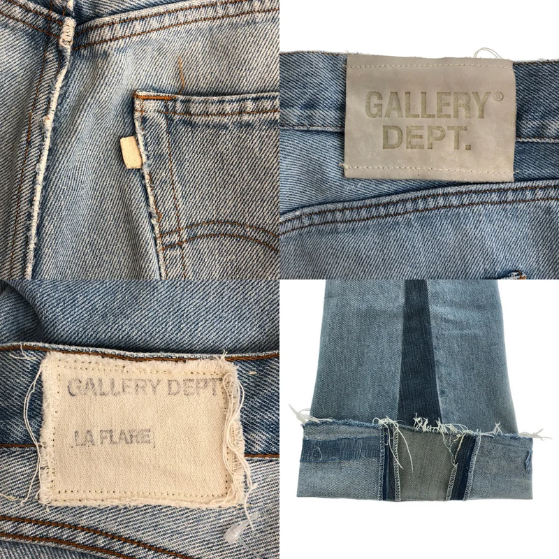 GALLERY DEPT. / ギャラリーデプト | 再構築 カットオフ フレアデニムパンツ | 34 | メンズ