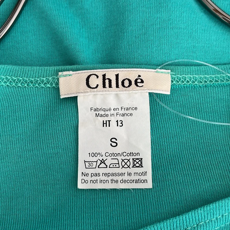 Chloe / クロエ | 2001SS | バナナプリント クルーネックカットソー | S | レディース