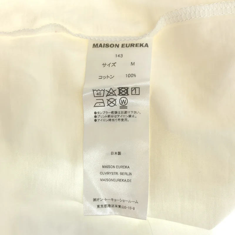 MAISON EUREKA / メゾンエウレカ | クルーネック オーバーTシャツ | M | レディース