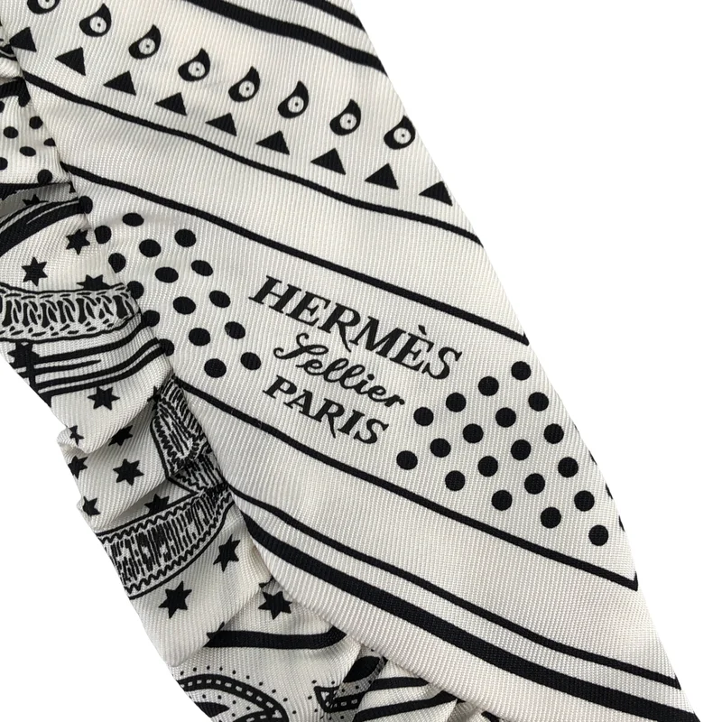 HERMES / エルメス | EPERON D'OR BANDANA ツイリー フリル |