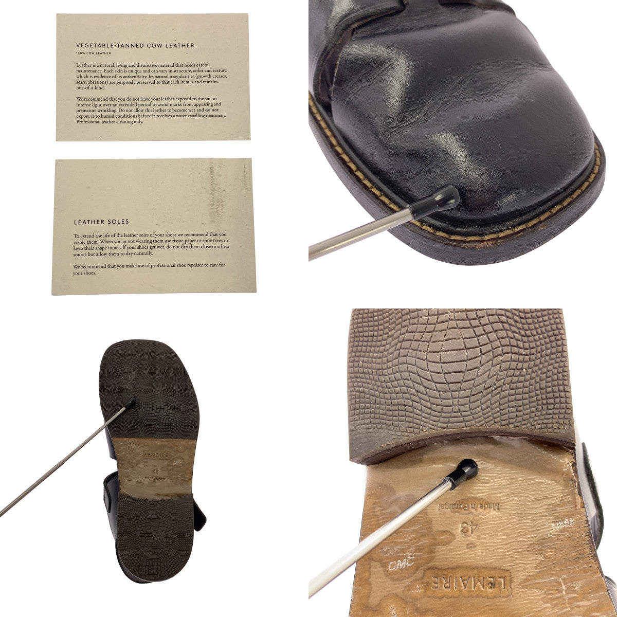 LEMAIRE / ルメール | Fisherman Sandal レザー サンダル | 43