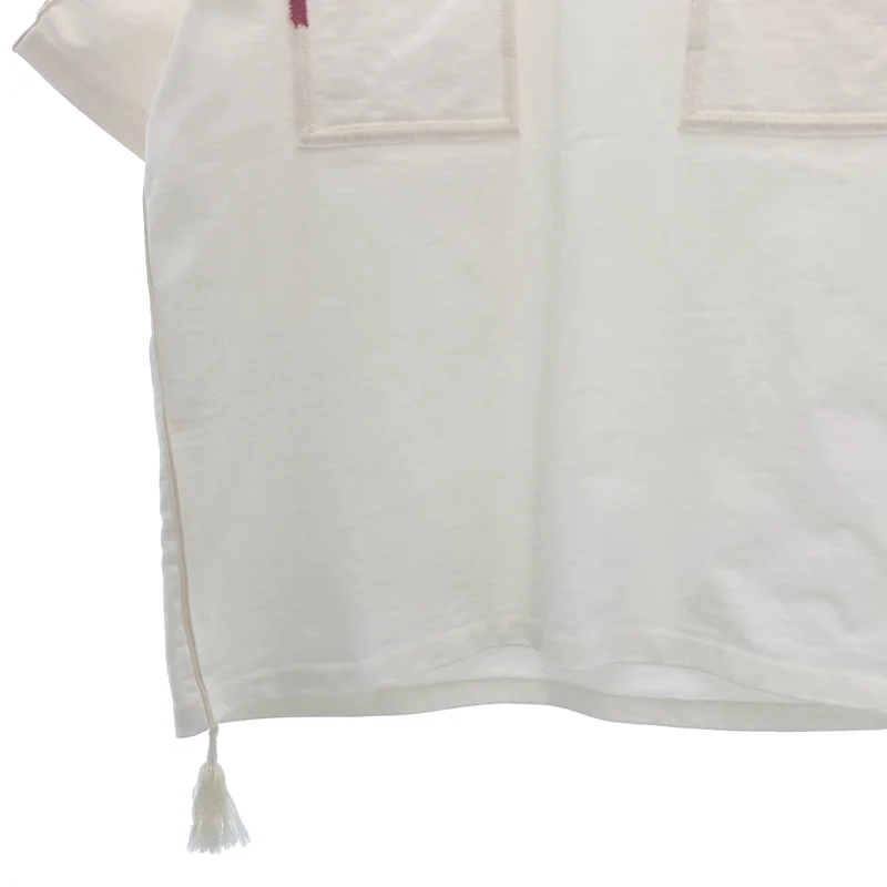 JIL SANDER / ジルサンダー | 2020SS | ダブルポケット エンブロイダリーステッチ オーバーサイズTシャツ | S | メンズ