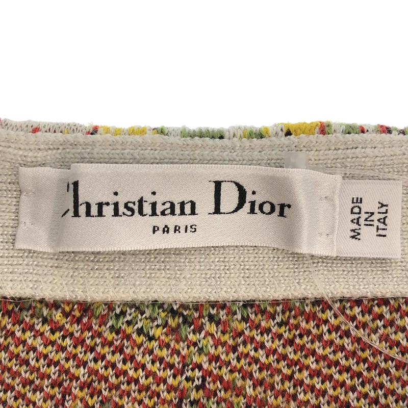 Christian Dior / クリスチャンディオール | ジャガード ニットスカート | 34 | レディース