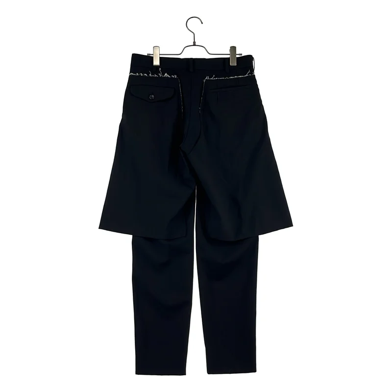 COMME des GARCONS HOMME PLUS / コムデギャルソンオムプリュス | 2017SS | 再構築 ドッキング スラックス パンツ | XS | メンズ