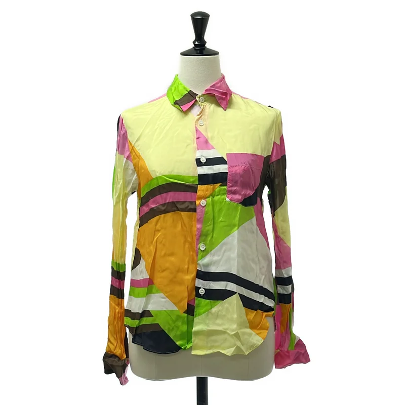 tricot COMME des GARCONS / トリココムデギャルソン | 2004SS | レーヨン レギュラーカラー シャツ ブラウス | S | レディース