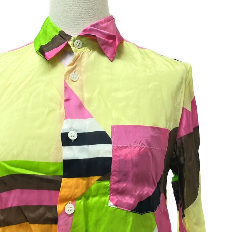 tricot COMME des GARCONS / トリココムデギャルソン | 2004SS | レーヨン レギュラーカラー シャツ ブラウス | S | レディース