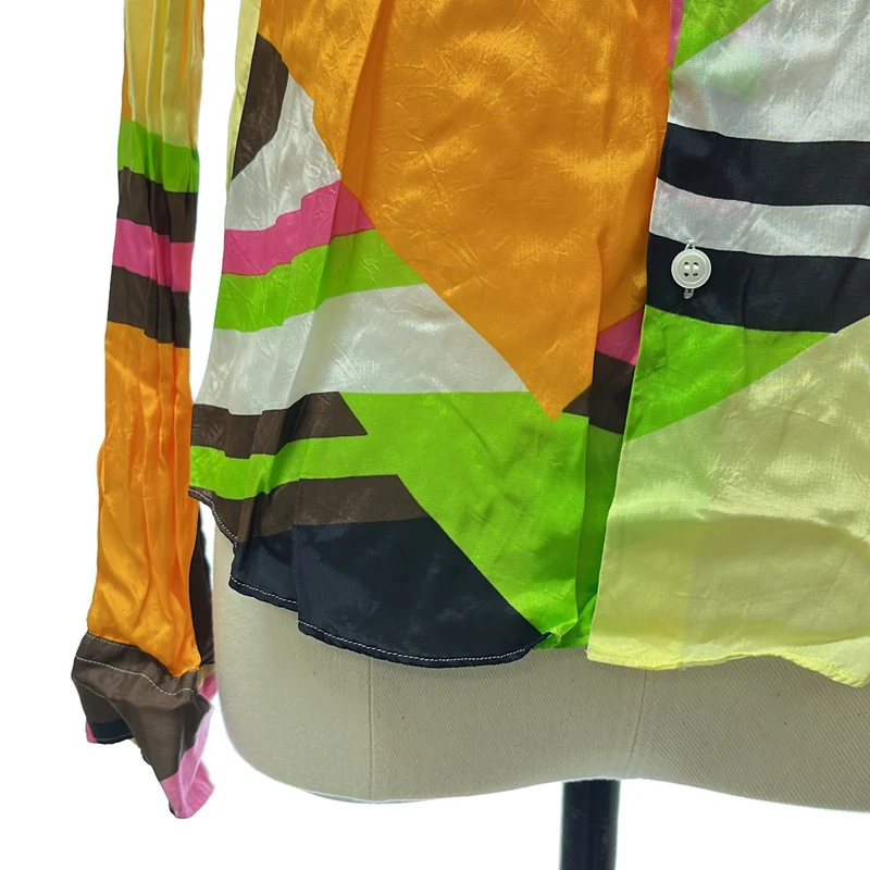 tricot COMME des GARCONS / トリココムデギャルソン | 2004SS | レーヨン レギュラーカラー シャツ ブラウス | S | レディース