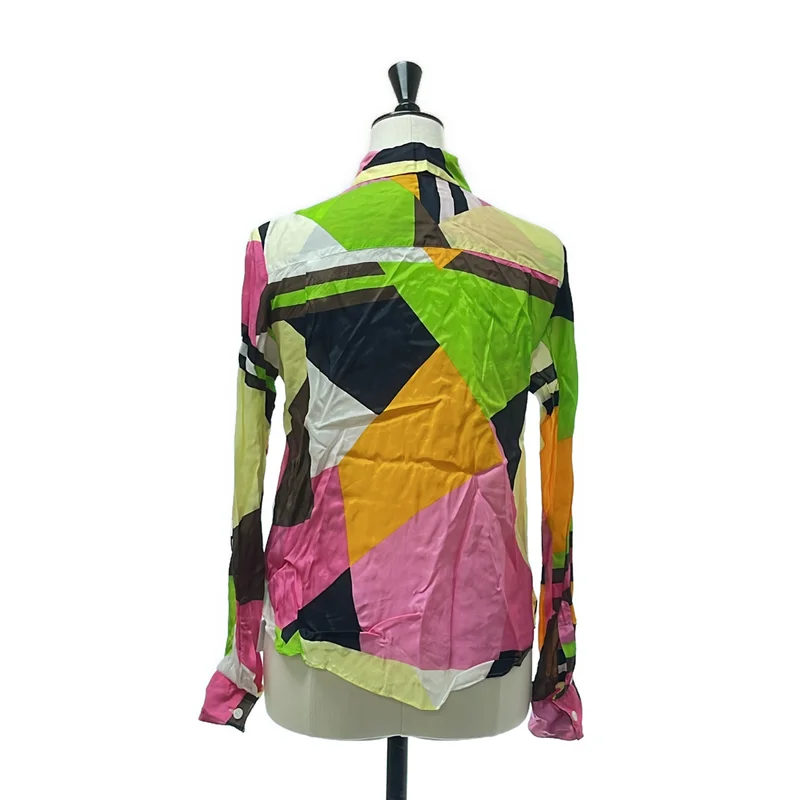 tricot COMME des GARCONS / トリココムデギャルソン | 2004SS | レーヨン レギュラーカラー シャツ ブラウス | S | レディース