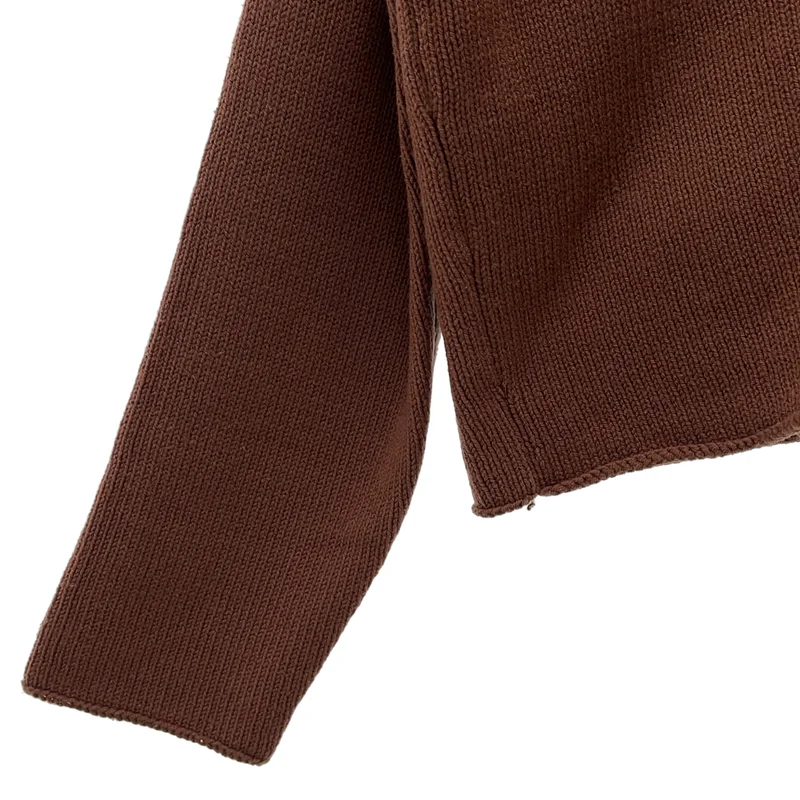 AURALEE / オーラリー | HARD TWIST MERINO KNIT SHORT PULL OVER メリノウール ショート丈ニット | 1 | レディース