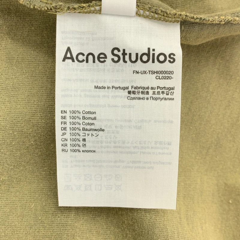 Acne Studios / アクネストゥディオズ | モックネック ロングスリーブ Tシャツ | S | メンズ