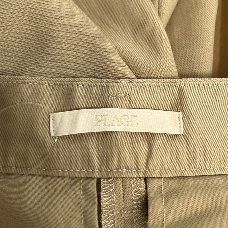 Plage / プラージュ | THREE TUCK ワイド パンツ | 38 | レディース