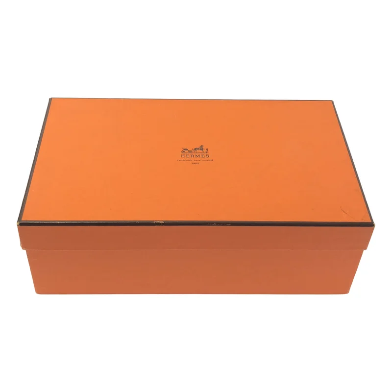 HERMES / エルメス | レザー ストラップ ヒールサンダル | 37 | レディース