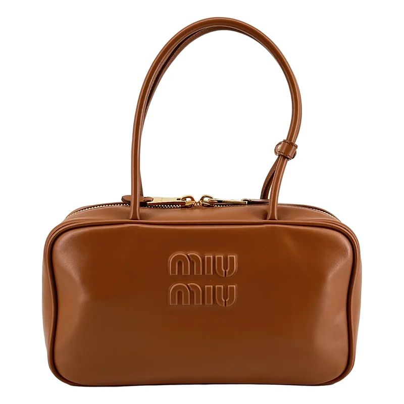 miu miu / ミュウミュウ | ボー レザー トップハンドルバッグ | TU | レディース