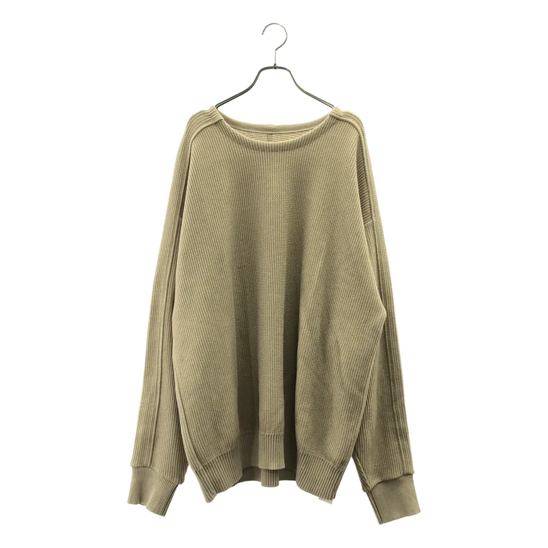 YANTOR / ヤントル | 10G Cotton Coarsely Knit クルーネックニット | F | メンズ