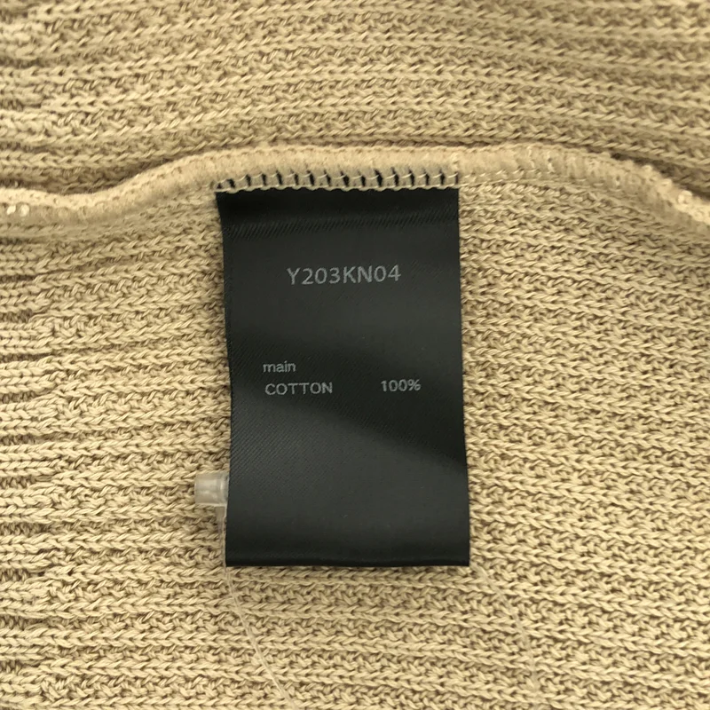 YANTOR / ヤントル | 10G Cotton Coarsely Knit クルーネックニット | F | メンズ
