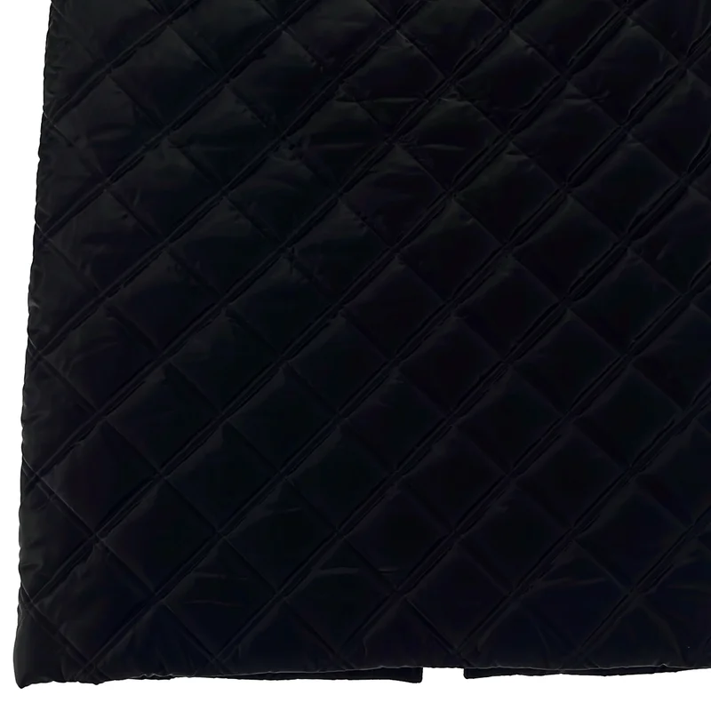 BORDERS at BALCONY / ボーダーズアットバルコニー | QUILTING MINI SKIRT / キルティング スリット スカート | 38 | レディース