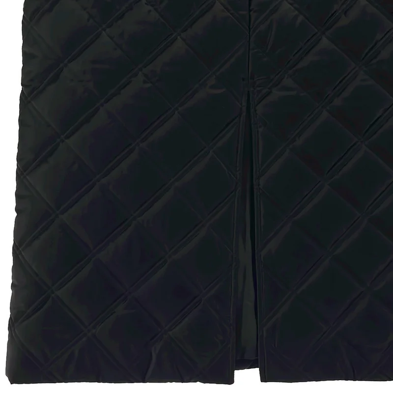 BORDERS at BALCONY / ボーダーズアットバルコニー | QUILTING MINI SKIRT / キルティング スリット スカート | 38 | レディース