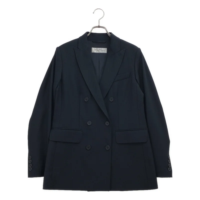 Max Mara / マックスマーラ | ウール ダブルブレスト テーラードジャケット | 38 | レディース
