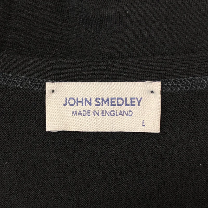 JOHN SMEDLEY / ジョンスメドレー | ウール コットン Vネックカーディガン | L | メンズ