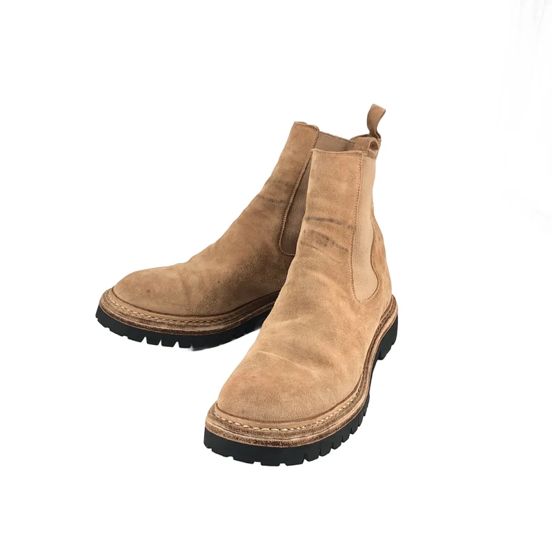 GUIDI / グイディ | CALF REVERSE LINED スエードレザー サイドゴアブーツ | 44 | メンズ