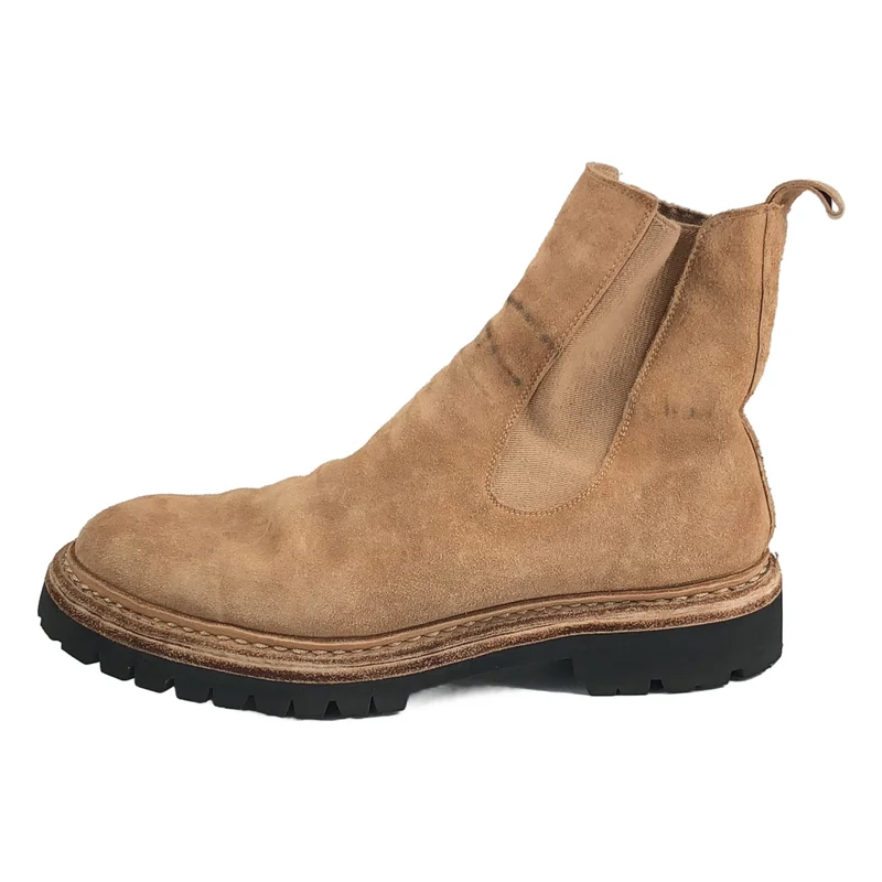 GUIDI / グイディ | CALF REVERSE LINED スエードレザー サイドゴアブーツ | 44 | メンズ