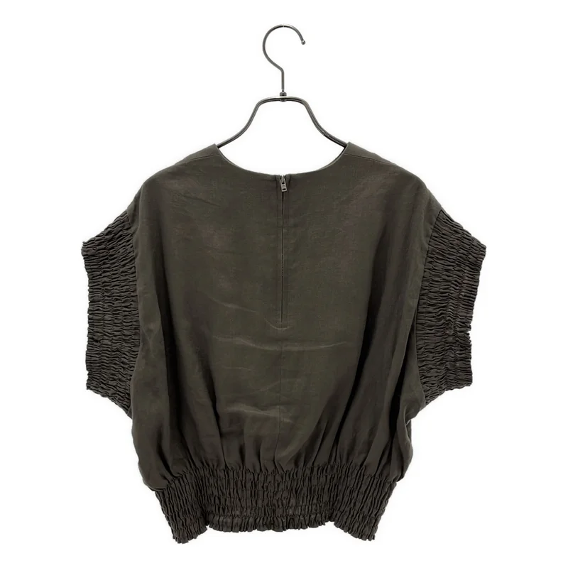 HYKE / ハイク | 2026SS | LINEN SHIRRED BLOUSE シャツ 261-15269 | 1 | レディース