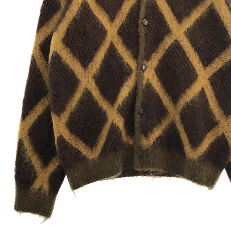 Needles / ニードルス | Mohair Cardigan Mosaic / オーバーシルエット モヘヤ ニット カーディガン | S | メンズ