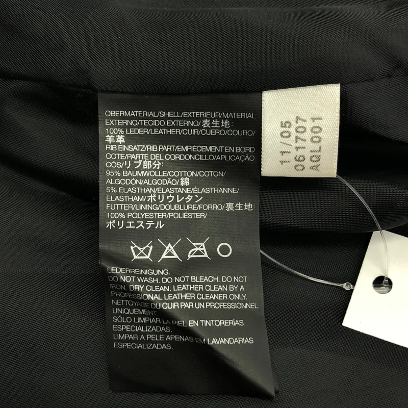 Y-3 / ワイスリー | レザー ロゴパッチ ジップパーカー | S | メンズ