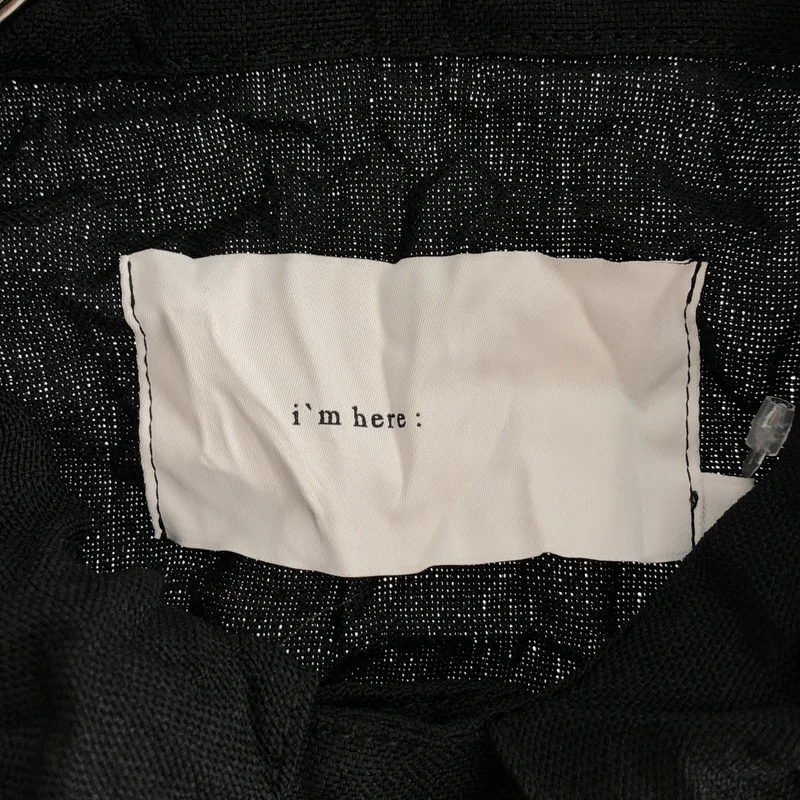 i'm here / アイムヒアー | UNFORM シワ加工 ショートスリーブ シャツ | M | メンズ