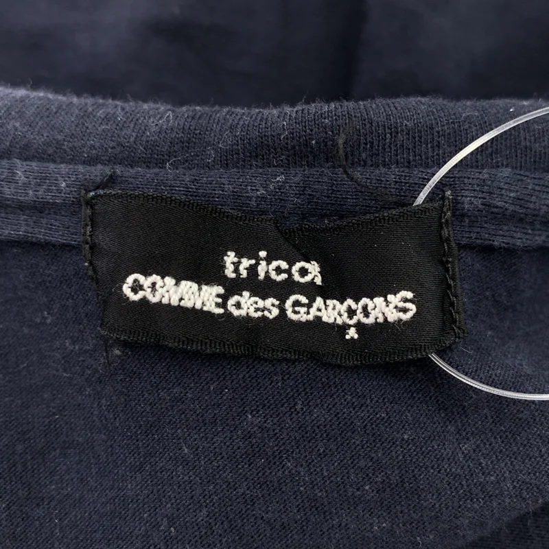 tricot COMME des GARCONS / トリココムデギャルソン | 2003SS | コットン ドローストリングス 丸襟 シャツ |