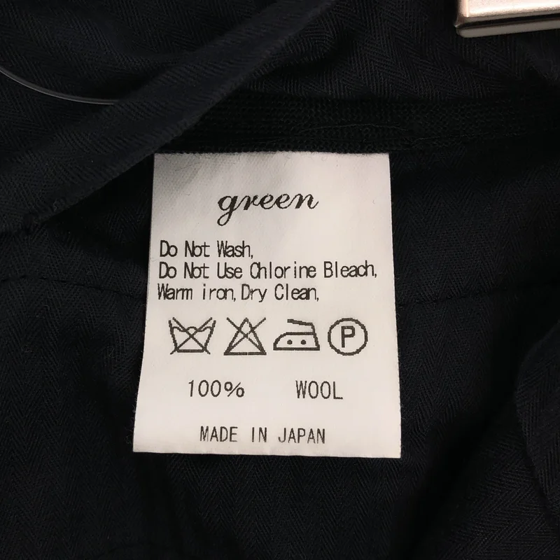 green / グリーン | ウール スラックスパンツ | 1 | レディース